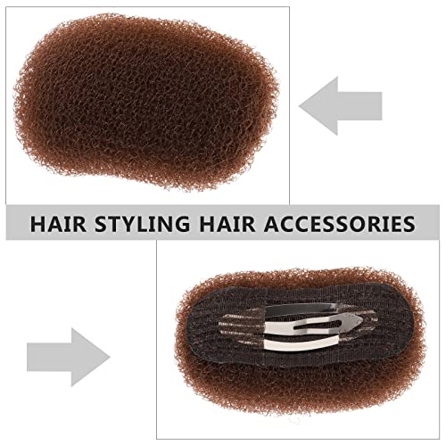 Hair Volume Hair Bumps For Volume Insert 3 Pack Bump It Up Volume Hair Clips For Women Bump It Hair Accessory Hair Padding For Updos Do Beehive Hair Base Charming Hair Style Tool - Image 4