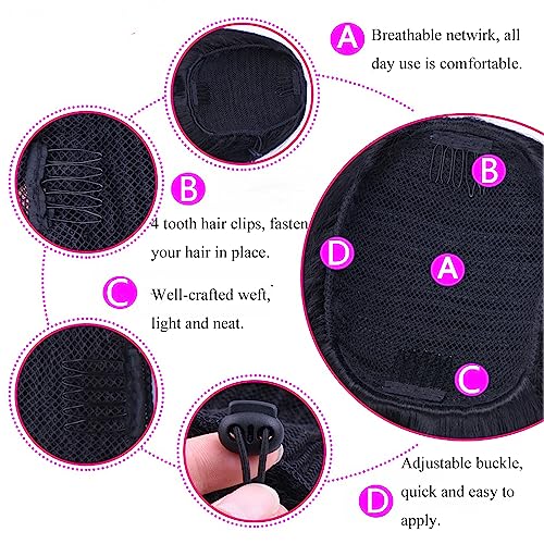 14 Inch Corn Wave Drawstring Ponytail Hair Extension for Black Women Color 4/27 - Image 5