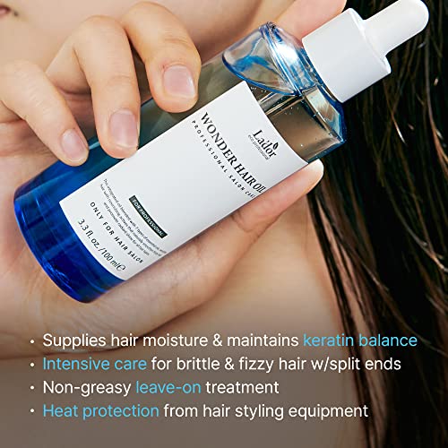 LA'DOR Wonder Hair Oil Leave-In Conditioner 3.3 Fl Oz for Dry, Damaged Hair Repair - Image 3