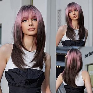 Shoulder-Length Human Hair Wig
