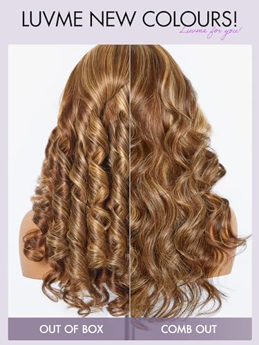 LUVME HAIR 18 Inch Honey Blonde 13X4 Glueless Wig Loose Body Wave Versatile 13X4 Lace Frontal Wig Human Hair - Image 5