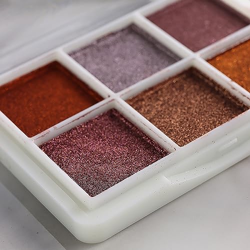 6 Colors Pearl Chrome Nail Powder Metallic Mirror Effect Holographic Pigment Powder Pearlescent Mermaid Pigmen for Nail Art Manicure Decoration Sets - Image 5
