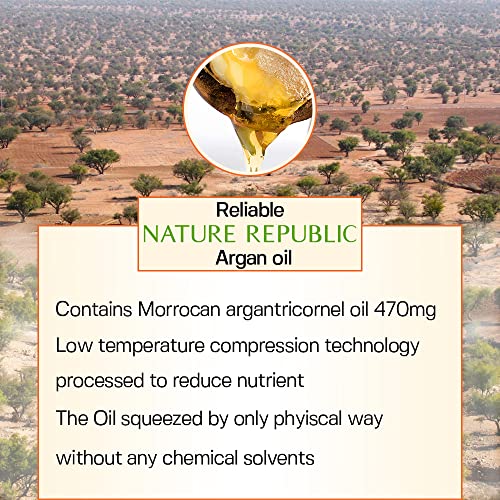 Nature Republic Argan Essential Deep Care Hair Mask 200ml for Nourished, Healthy Hair - Image 5