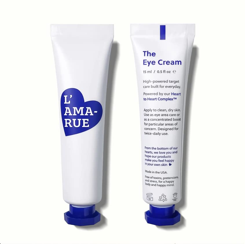 L'AMARUE Eye Cream | Root Cause Skincare™ in an Anti-Aging Powerhouse | Skin-identical Ultra-hydrating, Balancing | Under-eye Puffiness, Brightness, Signs of Aging, Scarring + |Clean & Cruelty-Free