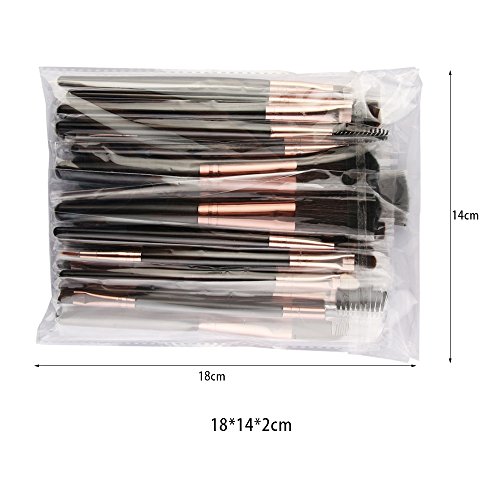 Eye Makeup Brush Set 25 Pcs Cute Makeup Brushes Premium Synthetic Powder Foundation Highlight Concealer Eyeshadow Blending Eyebrow Liner Spoolie Brush Set for Wife Women Girlfriend Birthday Gifts - Image 7