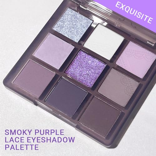 9-Color Purple Pink Eyeshadow Palette, Highly Pigmented Long-Lasting Waterproof Shades - Image 7
