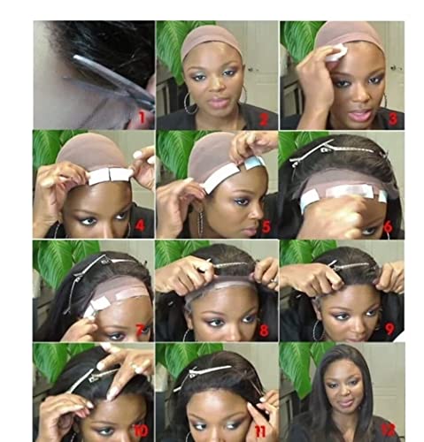 Hair Wigs Women Natural Wigs Long Curly Hair Black Wigs High Synthetic Wigs Ladies Wigs Human Hair Wig - Image 5