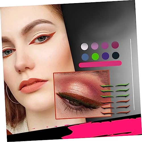 6pcs Eyeliner Invisible Eyelid Stickers Korean Eyelid Tape Glitter Eyelid Tape Adhesive Eye Line Glitter Tape Instant Eyelid Sticker Plastic Beauty Products Double Eyelid - Image 8