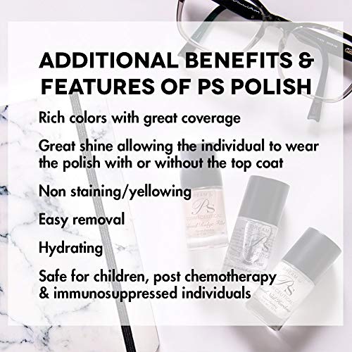 PS Polish All Natural Nail Polish, Safe Non-Toxic Professional Grade Vegan Nail Polish Lacquer, Best No Chip Polish for Thin, Cracked, Peeling Nails (Sanctuary) - Image 2