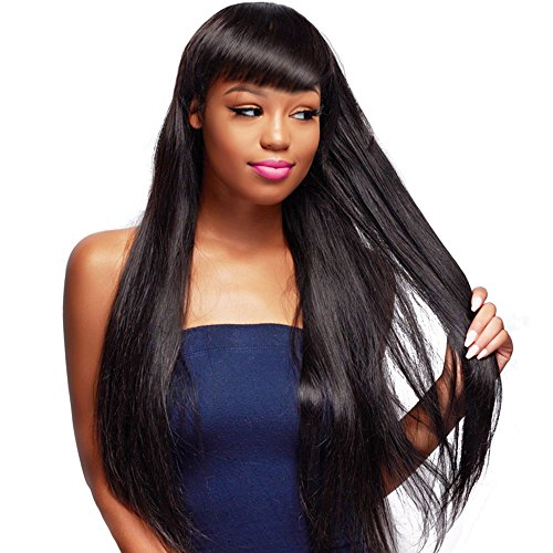 UNICE Hair 10A Malaysian Straight Human Hair 3 Bundles Unprocessed Virgin Human Hair Weave Extensions (8 10 12 inch) - Image 2