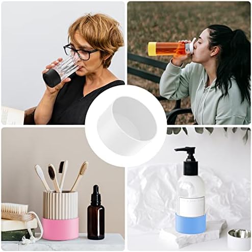8 Pack Washable Silicone Non-Slip Sleeves for 12-24 oz Bottles - Image 6