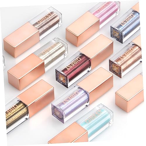 DOITOOL 3 Pcs Eye Shadow Shimmer Eyeshadow Shimmer Eyeliners Glow Eye Powder Glitter Liquid Eyeliner Glitter Eyeshadow Eye Makeup Pearlescent Eyeshadow Sequins Liquid Eyeshadow - Image 5