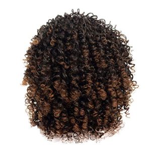 Chic Gray Afro Wig with Bangs, Adjustable Size for Effortless Styling