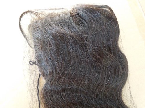 Wholesale Lace Front Top Closure 10" European Virgin Remy Hair Body Wave 55 natural colour Can Be Dyed - Image 2