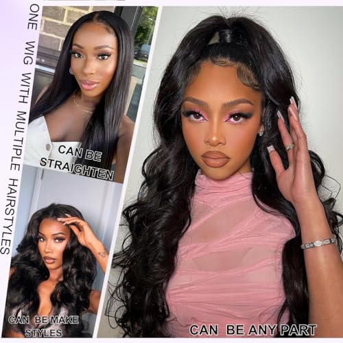 26 Inch Body Wave 13x4 HD Lace Front Human Hair Wig, 180% Density, Glueless, Pre Plucked with Baby Hair - Image 7