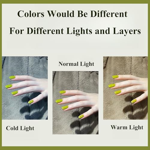 Air Dry Light Green Gel Nail Polish, Chip Resistant Bright Green Summer Gel Polish, Lime Green Nail Polish for Women, Pastel Green Nail Gel Color for Nail Art Manicure & at Home DIY, 10ML - Image 4