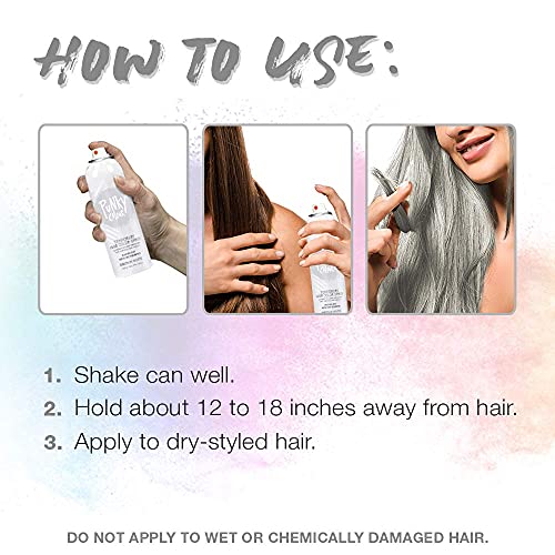 Punky Temporary Hair Color Spray, Siberian White, Non-Damaging, Quick Drying Hair Dye Instant Vivid Hair Color, 3.5 oz, 2-Pack - Image 6