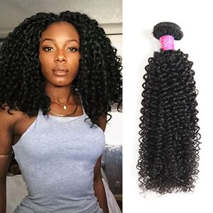 ISEE Hair 12A 12-Inch Kinky Curly Unprocessed Brazilian Virgin Human Hair Bundle 100g