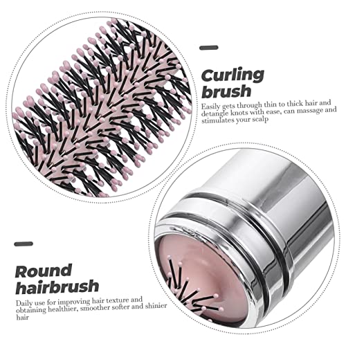 NOLITOY Portable Curling Comb Roller Portable Hair Brush Hair Curling Brush Retractable Hair Brush Men Hair Brush Hair Blow Drying Brush Styling Brush for Curly Hair Round Brush - Image 7