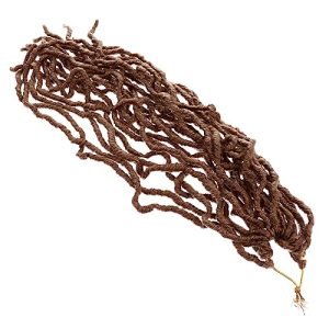 20 Twisted Wig Dreadlocks Braid Wig Curly Human Hair Wig Hair Crochet Ponytail Spring Braids Hair Faux Hair Bun Hair Ponytail Woman Fake Braid High Temperature Wire To Weave
