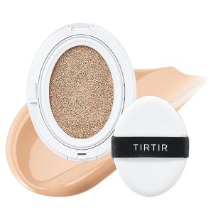 TIRTIR My Glow Cream Cushion | Natural Coverage, Hydrating, Dewy, Glow Finish, 24-Hours Long Lasting, Moisture barrier, Korean Cushion, Pack of 1 (0.63 oz.), 17C Porcelain