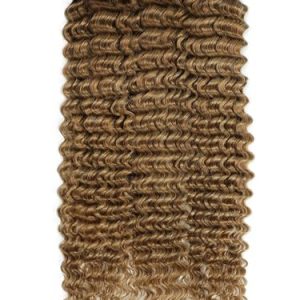 Ombre Human Hair T4/27# Brown to Honey Blonde Color Deep Wave Human Hair Bundles For Women Human Hair 3 Bundles (24 26 28 Inches)