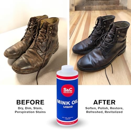 Stone and Clark Premium Leather Mink Oil and Liquid Kit for Leather Care, Protection, and Waterproofing. - Image 4