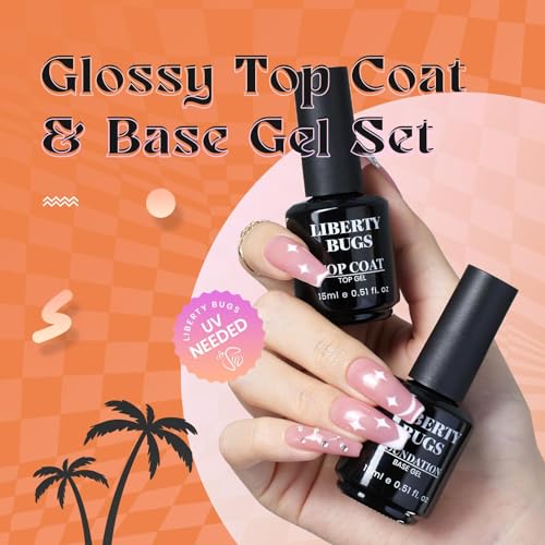 Color Mixing Infinite Gel Polish Standard Set+15ml Top Coat+15ml Base Gel,7 Tubes of Nail Polish Gel Kit,Mix out Jelly Gel Nail Polish Colors,Cyan Magenta Yellow Black White Clear,UV Cured,Soak off - Image 7