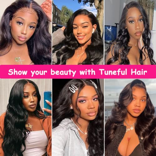 32 Inch Body Wave Lace Front Wigs Human Hair 13x6 HD Lace Frontal Wigs Human Hair 220% Density Human Hair Lace Front Wigs for Women - Image 7