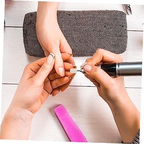 24 Pcs Nail Polish Grinding Head Nails Drill Bits Nails Gel Drill Bits for Nails Cleaning Kit Nail File Drill Bit Cuticle Clean Nail Drill Bit Wool Acrylic Tool to Rotate Metal - Image 5