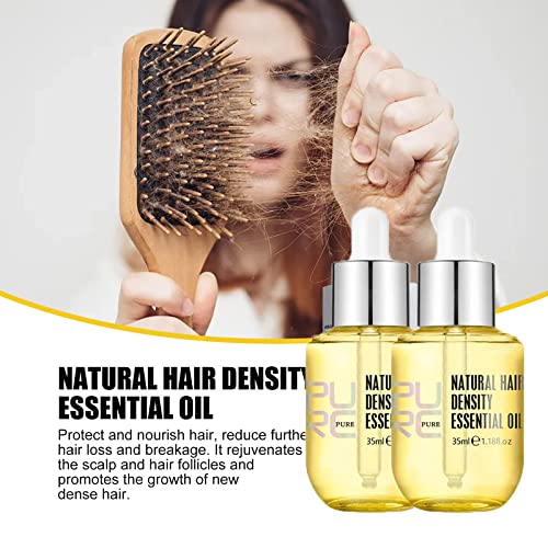PURC Hair Density Essential Oil, PURC Oil for Hair Growth, PURC Hair Growth Essence Oil, Natural Hair Density Essential Oil (2 PCS) - Image 5