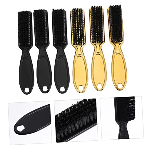 Angoily 6pcs Cleaning Brush Hairbrush Salon Duster Brush Neck Men Tools Face Cleaning Tools Mens Combs for Hair Mens Trimmers for Face Small Comb Nylon Fiber Hair Soft Fur Man - Image 3
