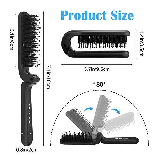 Compact Travel Hair Brush for All Genders, Lightweight & Portable for Easy Styling - Image 2