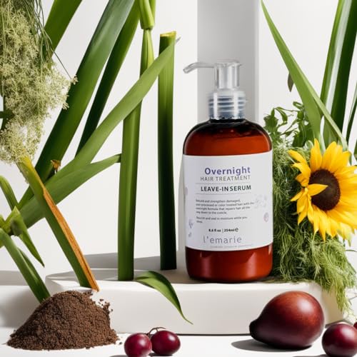 L'emarie 8.6 oz Overnight Repair Leave-in Serum for Damaged Color-Treated Hair - Image 8