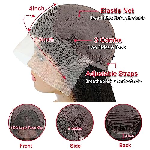 Bob Wig Human Hair,150% Density Lace Front Wigs Human Hair Brazilian Virgin Short Bob Wigs,13x4 Hd Human Hair Lace Front Wigs Pre Plucked With Baby Hair For Black Women(10 Inch,bob Wig) - Image 4