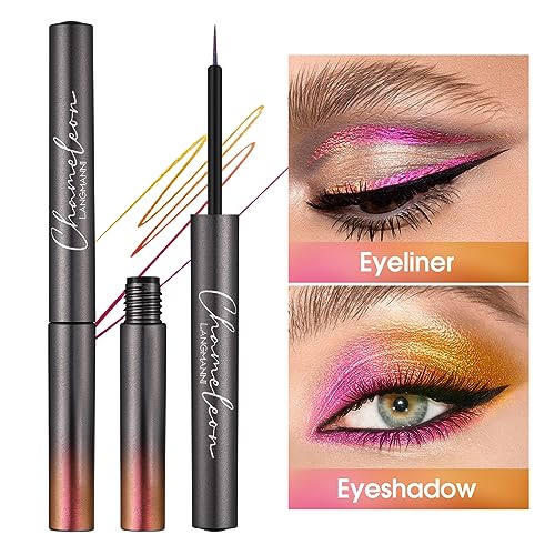 Jolilab Liquid Eyeliner, Glitter Liquid Eyeliner,6 Colors Liquid Glitter Eyeliner Set, Quick-Drying, Rich Pigment, Colourful, Holographic Glitter Multichrome Eyeliner Eyeshadows Makeup Set (A) - Image 7