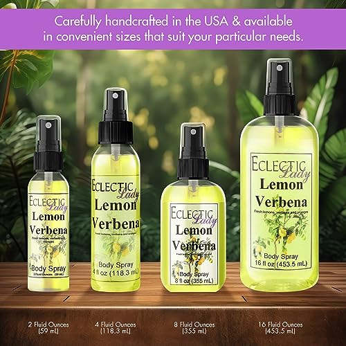 Eclectic Lady Women's Fresh Lemon Verbena Scent Body Mist 8 Oz - Image 6