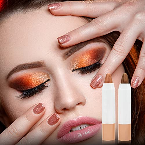 Eye Shadow Sticks Eyeshadow Pencils Shimmer Eyeshadow Makeup Eye Highlighter Longwearing Flake-Proof One-Swipe Coverage High Pigmented Waterproof Quick-drying for Creating High-Impact Deals Today - Image 7