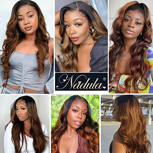 Nadula 3 Bundles 12A Brazilian Remy Human Hair Weave Ombre Chocolate Brown Body Wave 14 16 18inch - Image 7