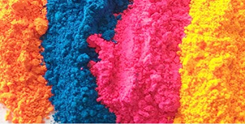 Neon Eyeshadow Pigments Black Light UV Reactive 6 Bright Powder Colors Kit (Neon) - Image 8