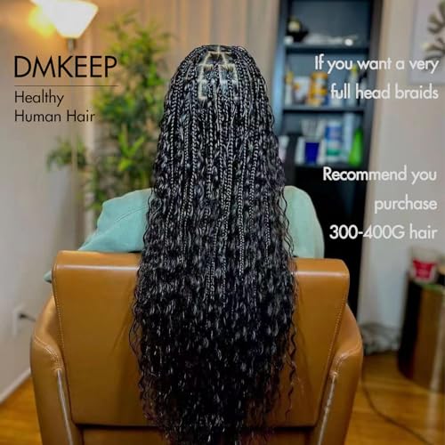 Top Grade Water Wave Human Braiding Hair 2 Bundles 100g Human Hair Braiding Hair No Weft Bulk Human Hair for Braiding Hair Extensions Jet Black 18 Inch - Image 6