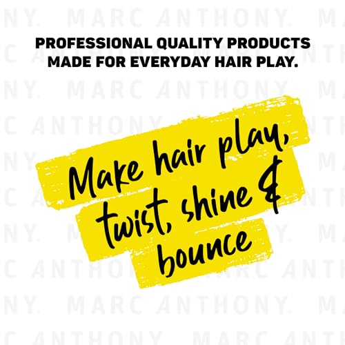 Marc Anthony Curly Hair Conditioner, Strictly Curls - 3x Moisture For Curl Defining & Enhancing - Shea Butter, Marula Oil, Aloe Vera & Coconut Cream - Sulfate Free & Color Safe For Dry Damaged Hair - Image 7