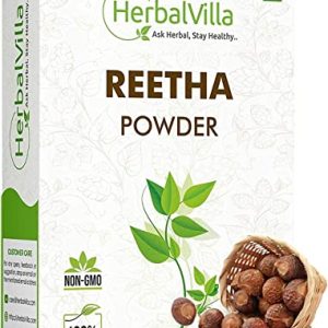 Herbalvilla Pure Reetha Powder Hair Growth Formula Natural Hair Care 200 Grams