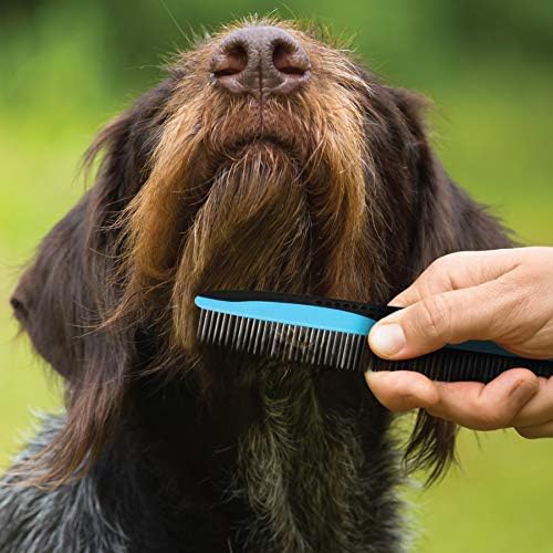 Pets First 2 Pack Dog Comb Small & Large PET Comb for Small & Large Breeds & Areas. Premium Anti-Slip Comfort Grip Ergonomic Handle for Your Dog & Cat with Durable Stainless-Steel - Image 7