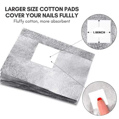 Makartt Mixed Glitter Acrylic Powder and Gel Nail Polish Remover Foil Wraps Bundle, Sparkly Nail Powder for Acrylic Nails, - Image 7