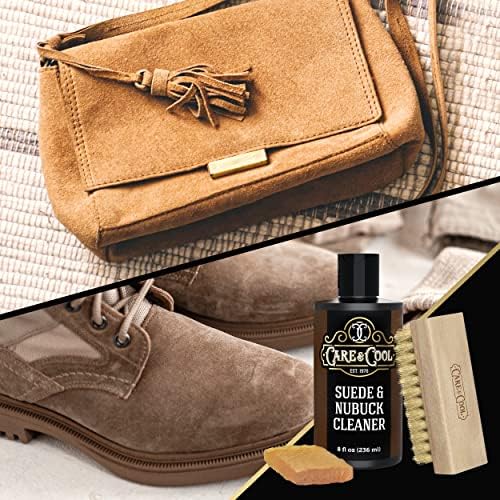 Ultimate Suede and Nubuck Care & Cool Cleaning Kit with Hog Brush and Eraser - Image 5