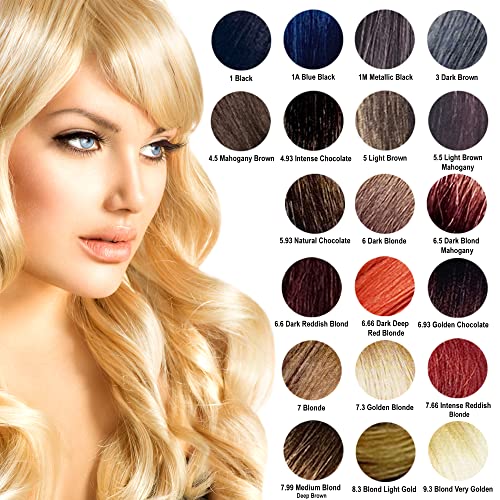 Permanent Hair Color Cream 6 Dark Blonde 4 oz Natural Shades Easy Application - Image 2