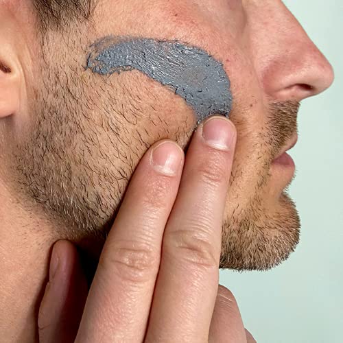 Dr. Tusk 2-in-1 Men's Charcoal Clay Hempseed Oil Face Scrub Mask 5.9 Fl Oz - Image 4