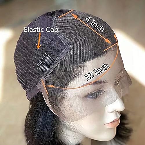 Highlight Wig Glueless Lace Wigs Body Wave HD Transparent 13X4 Lace Front Human Hair Wig Ash Brown Blonde Colored HD Lace Frontal Wig 180% Density Loose Wave Brazilian Remy Human Hair wigs 24inch - Image 2