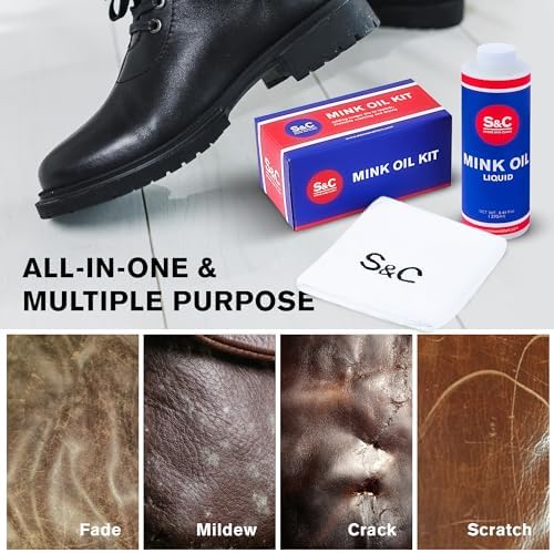 Stone and Clark Premium Leather Mink Oil and Liquid Kit for Leather Care, Protection, and Waterproofing. - Image 6